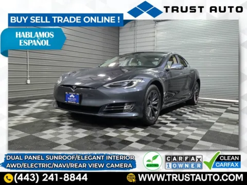 Silver 2017 Tesla Model S 100D AWD Electric Sedan for sale in Sykesville, MD