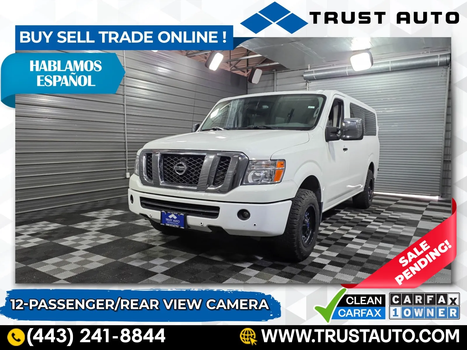 2019 Nissan NV Passenger SL