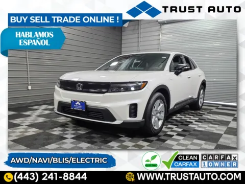 White 2024 Honda Prologue EX AWD Electric Luxury SUV for sale in Sykesville, MD