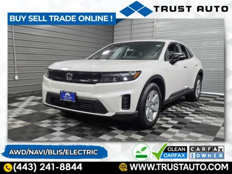White 2024 Honda Prologue EX AWD Electric SUV for sale in Sykesville, MD