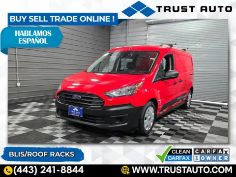 Red 2023 Ford Transit Connect XL 121''LWB Minivan/Van w/Roof Racks for sale in Sykesville, MD