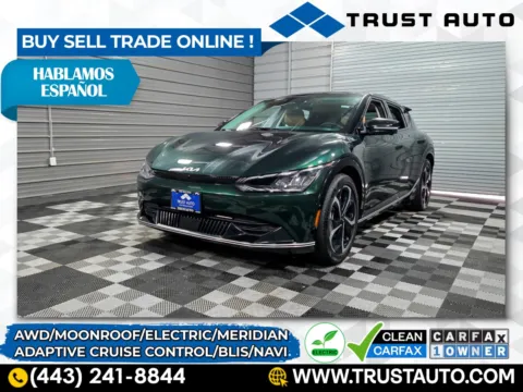 Green 2023 Kia EV6 GT-Line AWD Electric SUV for sale in Sykesville, MD