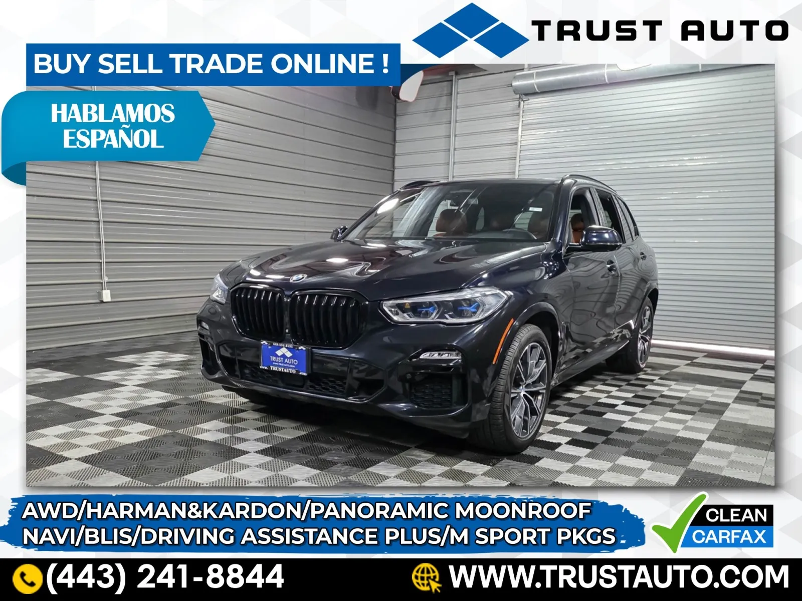 2019 BMW X5 xDrive50i AWD Luxury SUV w/M Sport Pkg