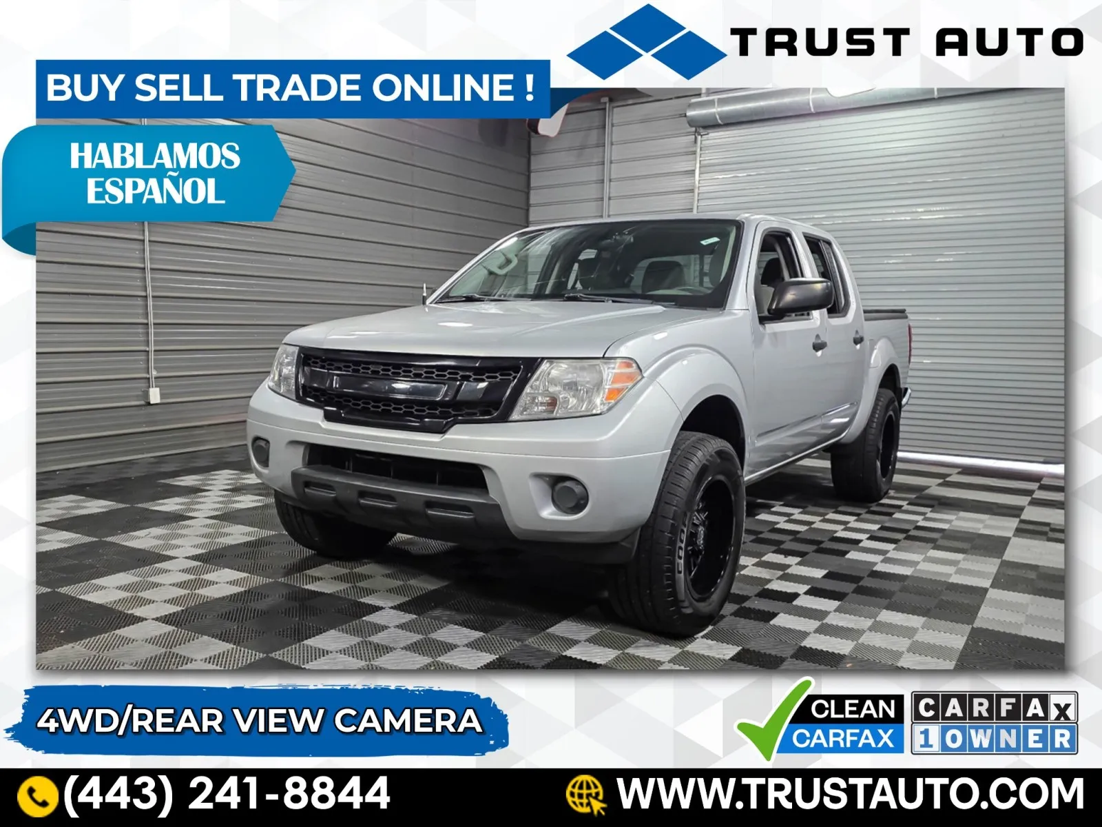 2019 Nissan Frontier SV 4WD Crew Cab Pickup Truck