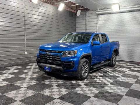 Blue 2022 Chevrolet Colorado WT 4WD Crew Cab Pickup Truck w/Custom Special Edition for sale in Sykesville, MD