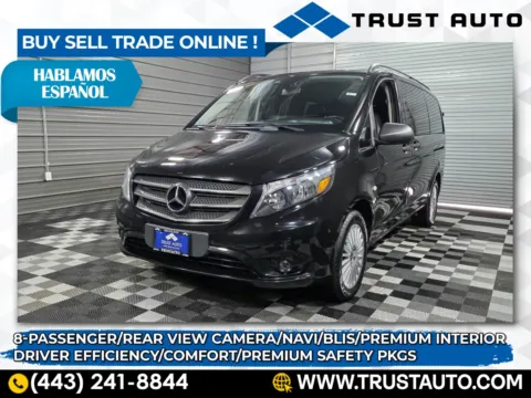 Black 2019 Mercedes-Benz Metris 8-Passenger 126''WB Minivan/Van w/Premium Safety Pkg for sale in Sykesville, MD