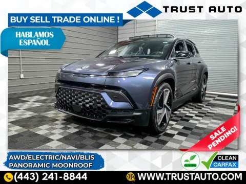 Blue 2023 Fisker Ocean One AWD Electric SUV for sale in Sykesville, MD