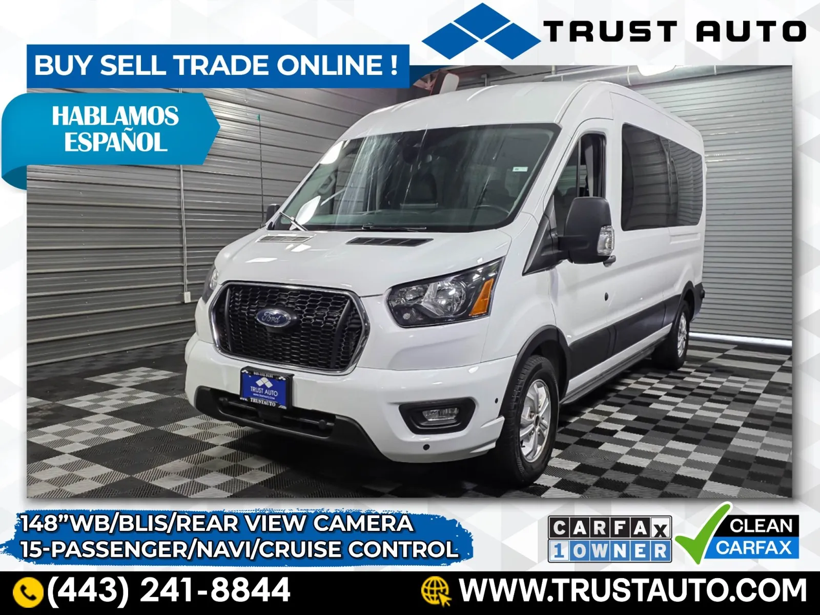 2024 Ford Transit T-350 15-Passenger XLT Medium Roof Minivan/Van/Wagon