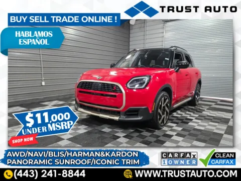 Red 2025 MINI Countryman Cooper S AWD SUV w/Iconic Trim for sale in Sykesville, MD