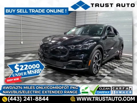 Black 2024 Ford Mustang Mach-E Select AWD Electric Extended Range SUV w/Comfot Pkg for sale in Sykesville, MD