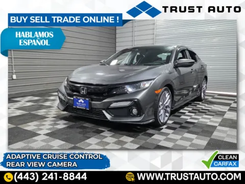 Gray 2020 Honda Civic Sport Hatchback for sale in Sykesville, MD