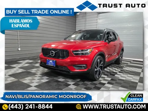 Red 2020 Volvo XC40 R-Design SUV for sale in Sykesville, MD