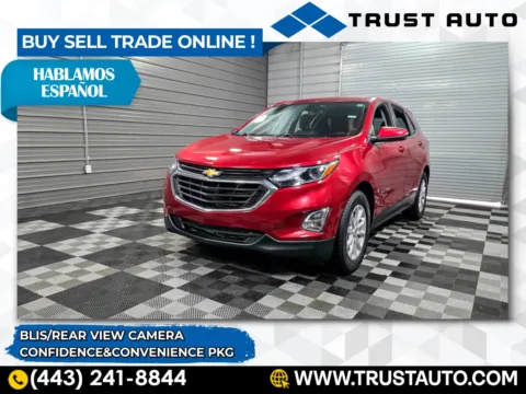 Red 2019 Chevrolet Equinox LT SUV w/1LT/Confidence & Convenience Pkg for sale in Sykesville, MD