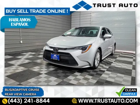 Silver 2024 Toyota Corolla LE 4-Door Sedan for sale in Sykesville, MD