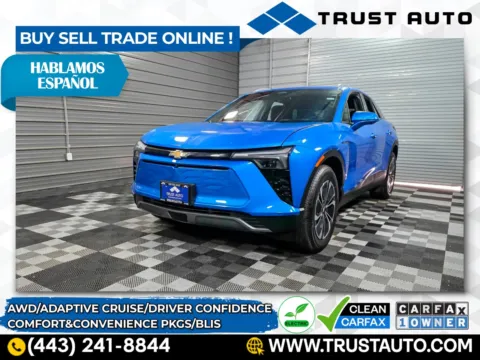 Blue 2024 Chevrolet Blazer EV LT AWD 4-Door SUV w/Comfort/Convenience Pkg for sale in Sykesville, MD