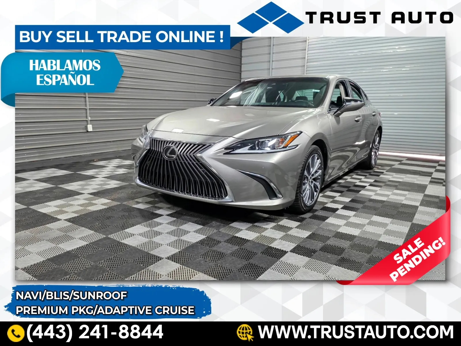 2020 Lexus ES 350 4-Door Luxury Sedan for sale in Sykesville, MD