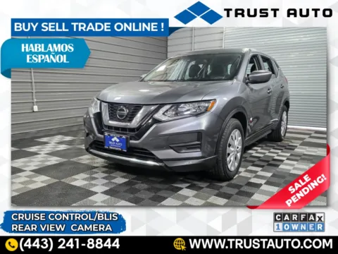 Gray 2020 Nissan Rogue S SUV for sale in Sykesville, MD