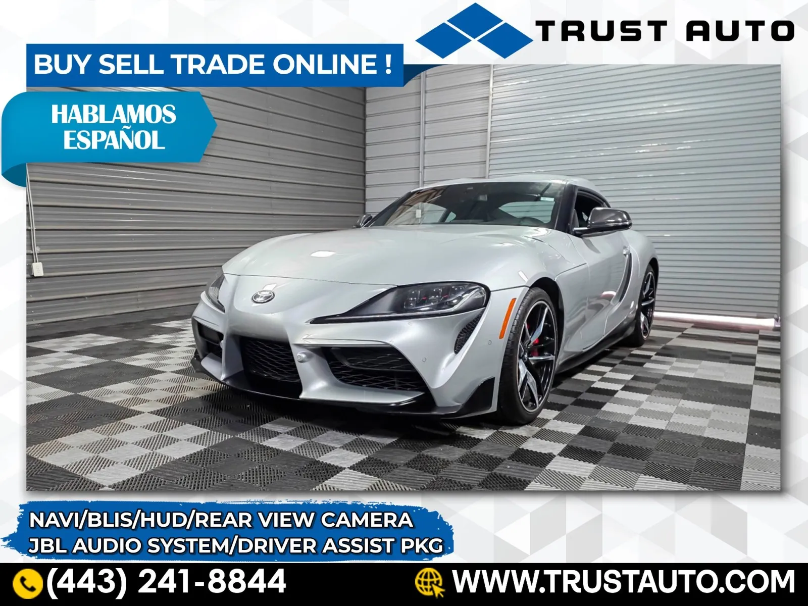 2021 Toyota GR Supra 3.0 Premium Coupe w/Driver Assist Pkg