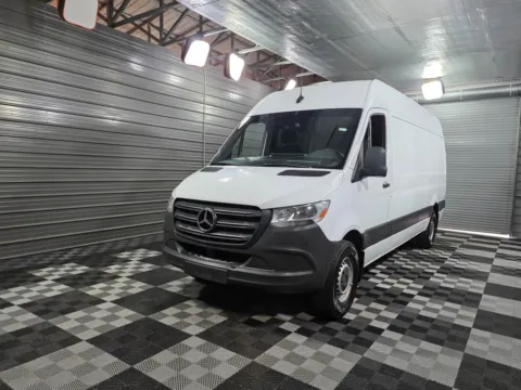 White 2019 Mercedes-Benz Sprinter 2500 Cargo High Roof 170WB Extended Turbo Diesel Cargo Minivan/Van w/Driver Convenience Pkg for sale in Sykesville, MD