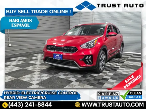 Red 2022 Kia Niro LX Hybrid-Electric SUV for sale in Sykesville, MD