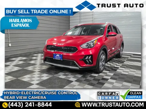 Red 2022 Kia Niro LX Hybrid-Electric SUV for sale in Sykesville, MD