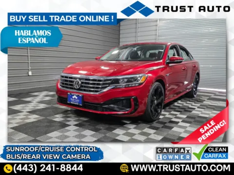 Red 2020 Volkswagen Passat 2.0T R-Line Sedan for sale in Sykesville, MD
