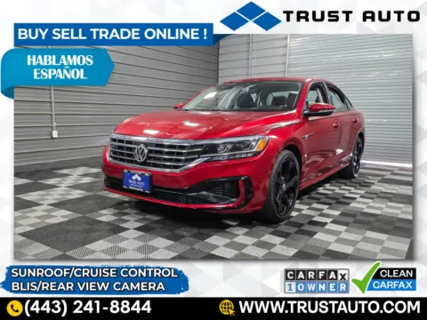 Red 2020 Volkswagen Passat 2.0T R-Line Sedan for sale in Sykesville, MD