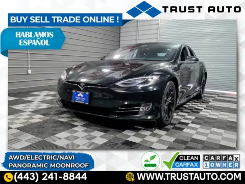 Black 2018 Tesla Model S 100D AWD Electric Sedan for sale in Sykesville, MD