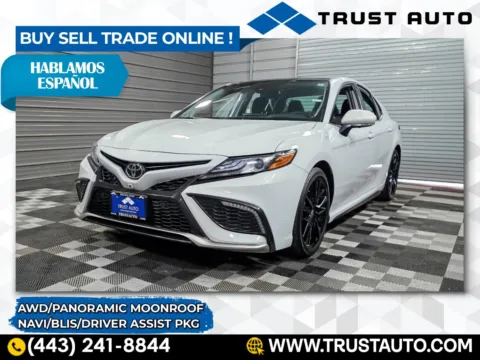 Silver 2024 Toyota Camry XSE AWD Sedan w/Driver Assist/Navigation Pkgs for sale in Sykesville, MD