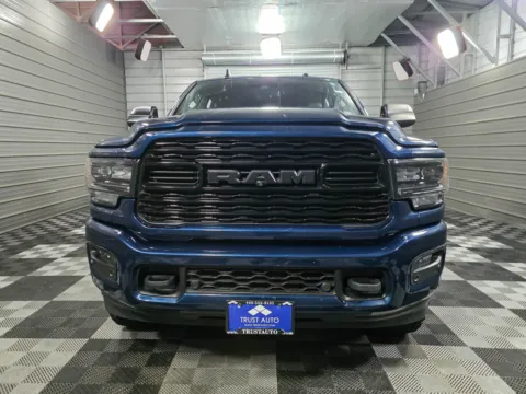 Another view of 2022 Ram 3500 Limited 4WD Mega Cab Cummins HO Diesel Pickup Truck w/Limited Level 1 Equipment Group for sale in Sykesville, MD at Trust Auto