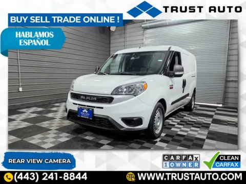 White 2022 Ram ProMaster City Cargo Tradesman Minivan/Van for sale in Sykesville, MD