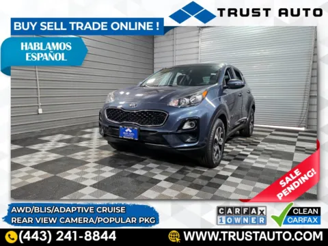 Blue 2021 Kia Sportage LX AWD SUV w/Popular Pkg for sale in Sykesville, MD
