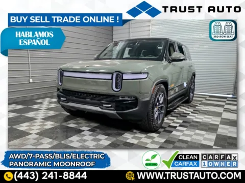 Green 2024 Rivian R1S Launch Edition AWD Electric 7-Passanger Luxury SUV for sale in Sykesville, MD
