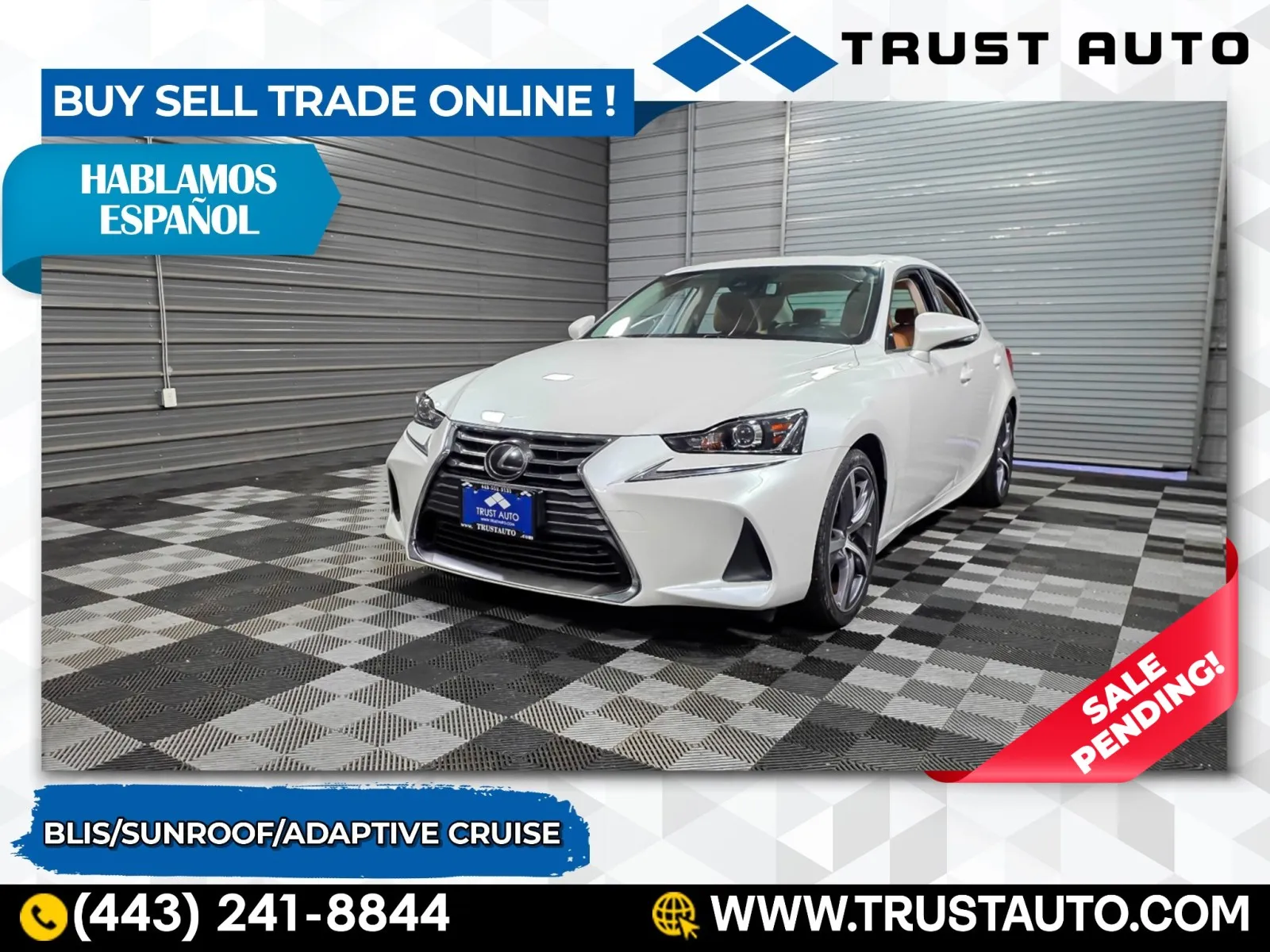 2018 Lexus IS 300 4-Door Sedan for sale in Sykesville, MD