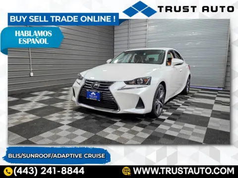 White 2018 Lexus IS 300 4-Door Sedan for sale in Sykesville, MD