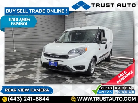 White 2022 Ram ProMaster City Cargo Minivan/Van for sale in Sykesville, MD