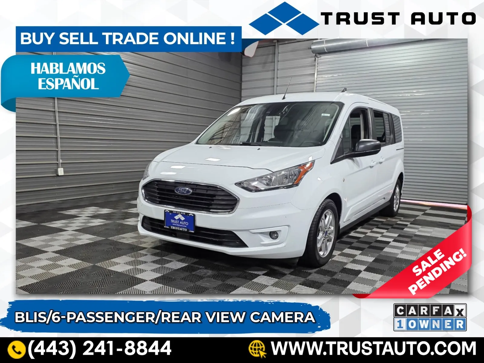 2022 Ford Transit Connect 6-Passenger XLT Minivan/Van for sale in Sykesville, MD