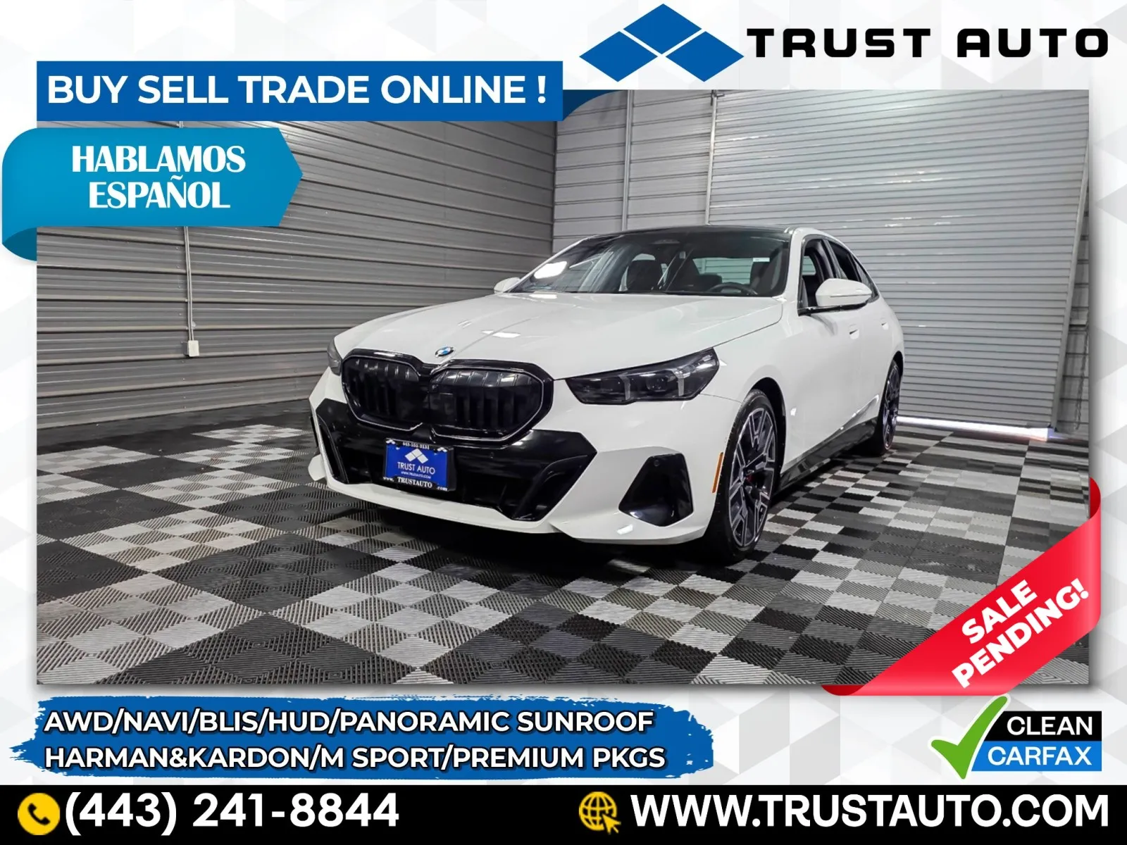 2024 BMW 5 Series 530i xDrive AWD Luxury Sedan w/M Sport/Premium Pkgs for sale in Sykesville, MD