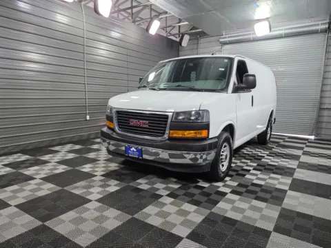 Blue 2021 GMC Savana Cargo Van 2500 for sale in Sykesville, MD