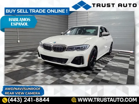 White 2021 BMW 3 Series M340i xDrive AWD 4-Doos Sedan for sale in Sykesville, MD
