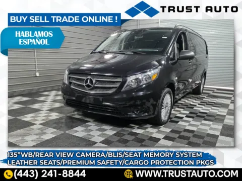 Black 2020 Mercedes-Benz Metris Cargo 135''WB Minivan/Van w/Premium Safety Pkg for sale in Sykesville, MD