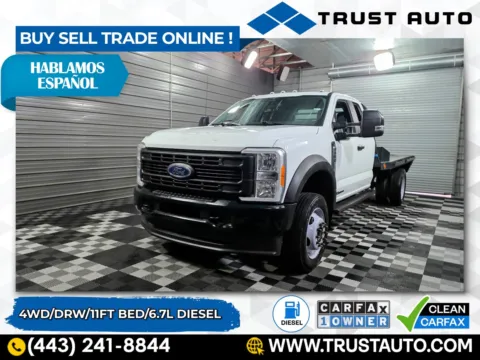 White 2023 Ford Super Duty F-550 DRW XL SuperCab DRW 4WD for sale in Sykesville, MD