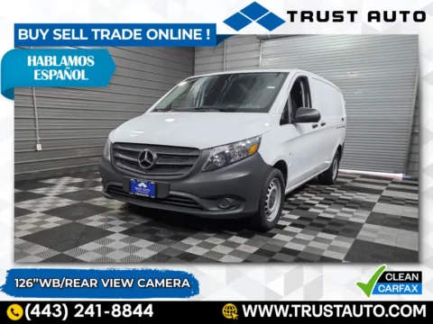 White 2020 Mercedes-Benz Metris Cargo 126''WB Minivan/Van for sale in Sykesville, MD