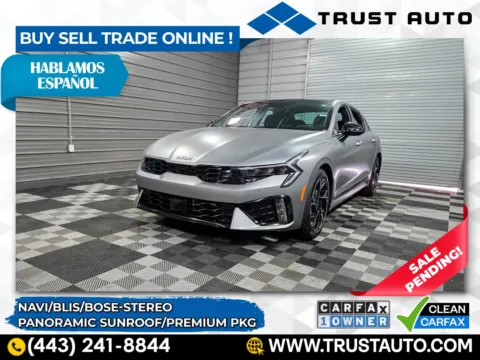 Gray 2025 Kia K5 GT-Line 4-Door Sedan w/Premium Pkg for sale in Sykesville, MD