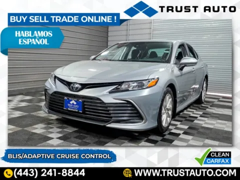 Silver 2021 Toyota Camry LE 4-Door Sedan for sale in Sykesville, MD