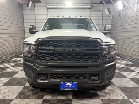 Another view of 2023 Ram 3500 DRW Tradesman 4WD Crew Cab 8.2FT Liong Bed Cummins HO Turbo Diesel Pickup Truck for sale in Sykesville, MD at Trust Auto