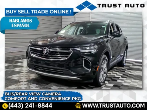 Black 2022 Buick Envision Preferred SUV w/Comfort/Convenience Pkg for sale in Sykesville, MD