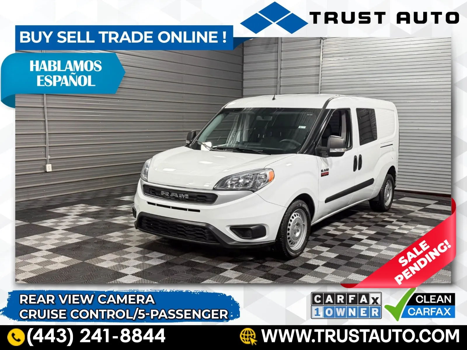 2022 Ram ProMaster City Wagon Crew 5-Passenger Minivan/Van for sale in Sykesville, MD