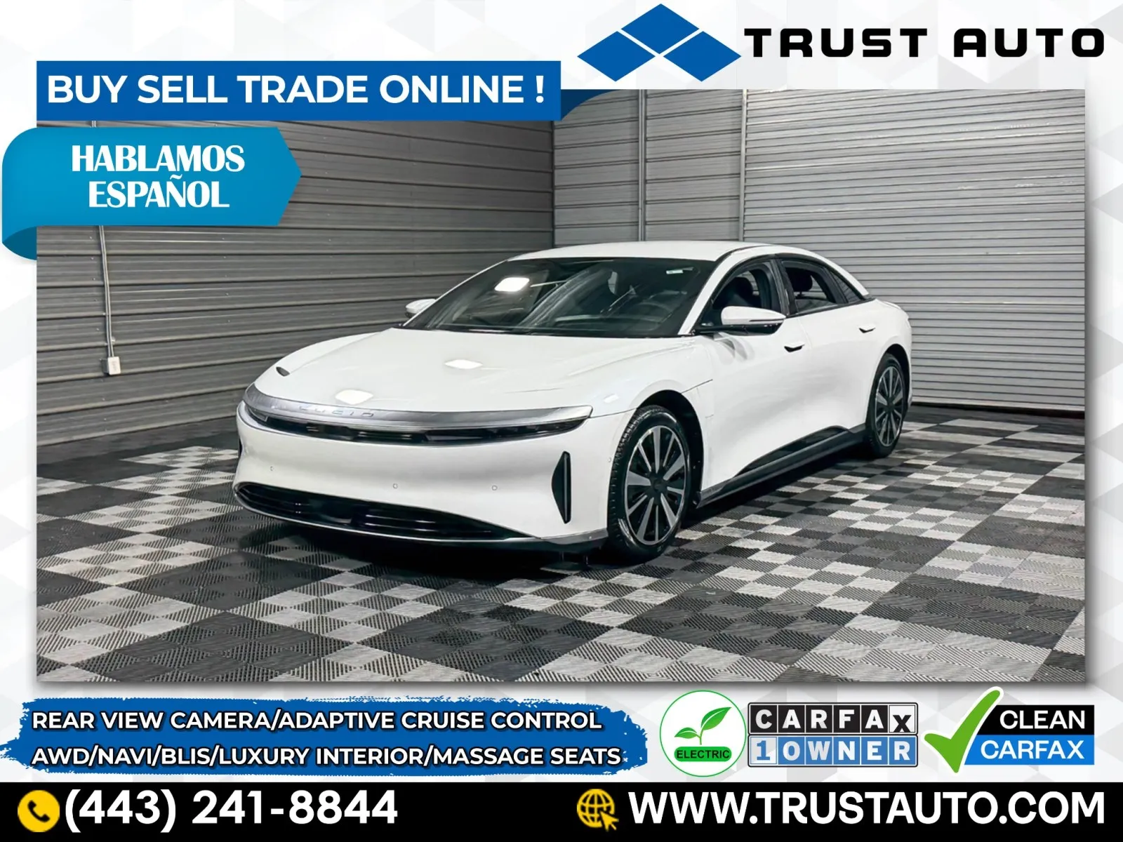 2024 Lucid Air Pure Electric Luxury Sedan for sale in Sykesville, MD