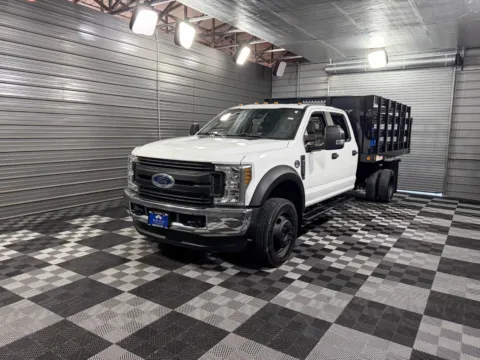 White 2019 Ford F-450 Super Duty Chassis XL Crew Cab DRW 4WD for sale in Sykesville, MD